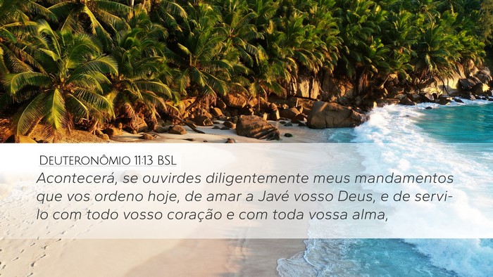 Deuteronômio 11:13 BSL Bible Verse Image