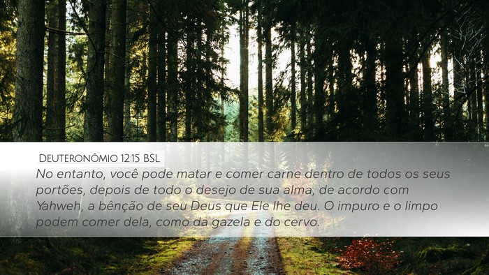 Deuteronômio 12:15 BSL Bible Verse Image