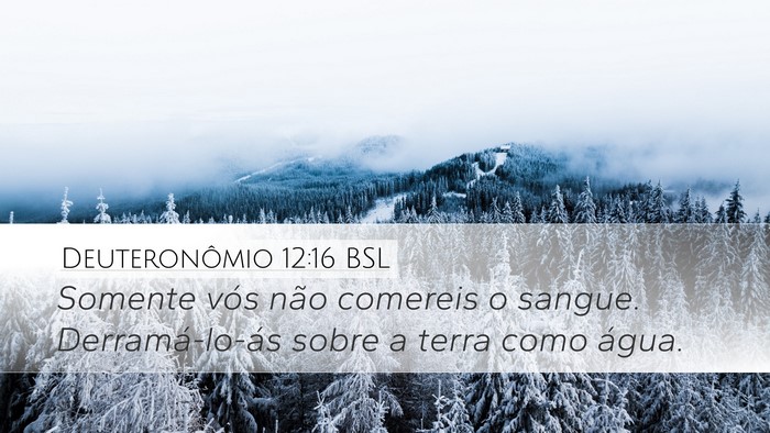Deuteronômio 12:16 BSL Bible Verse Image