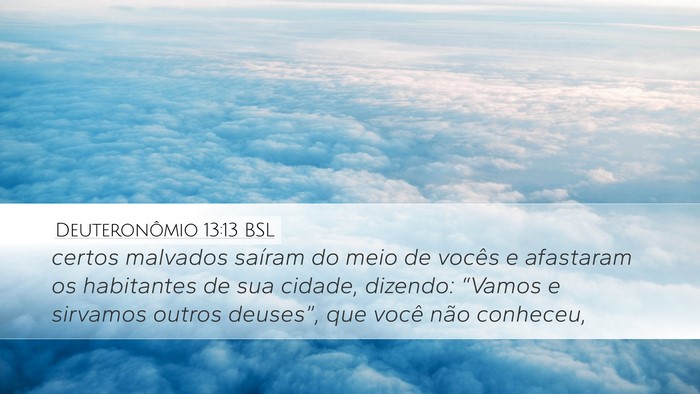 Deuteronômio 13:13 BSL Bible Verse Image