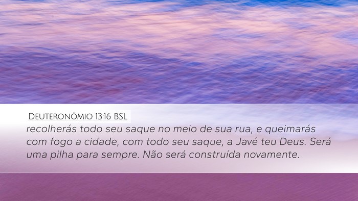 Deuteronômio 13:16 BSL Bible Verse Image