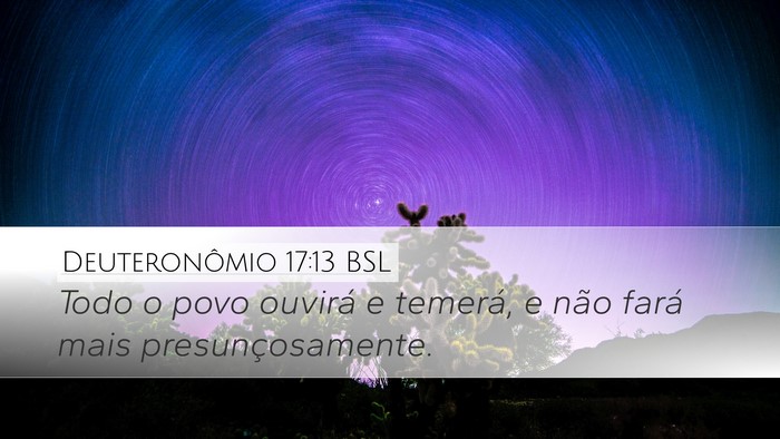 Deuteronômio 17:13 BSL Bible Verse Image