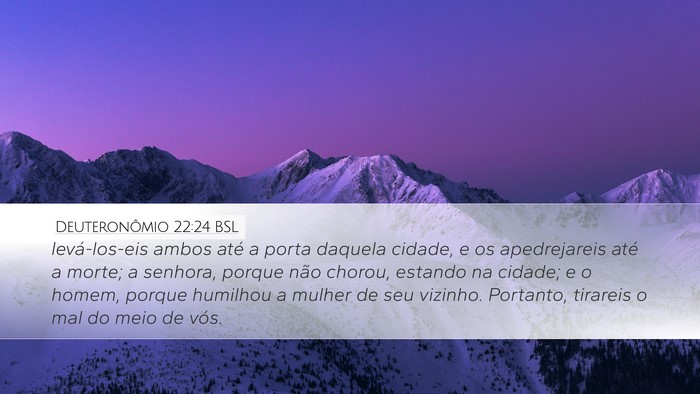 Deuteronômio 22:24 BSL Bible Verse Image