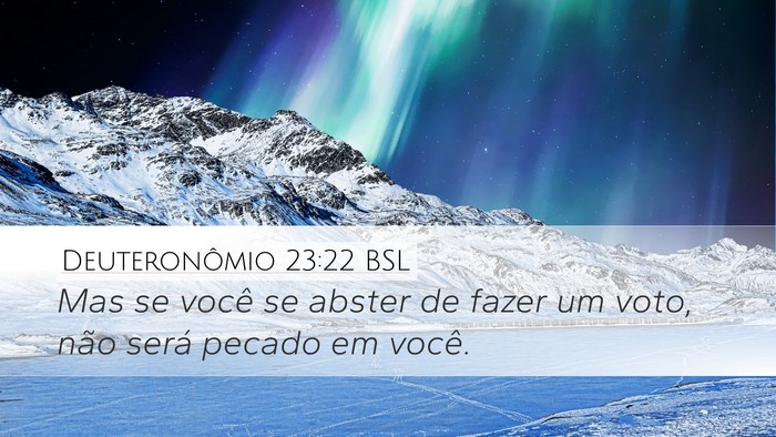 Deuteronômio 23:22 BSL Bible Verse Image