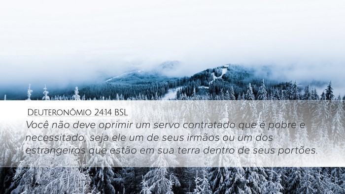 Deuteronômio 24:14 BSL Bible Verse Image
