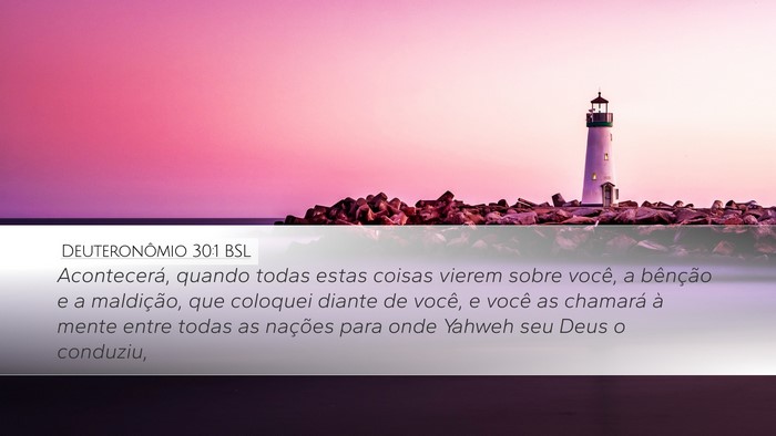 Deuteronômio 30:1 BSL Bible Verse Image