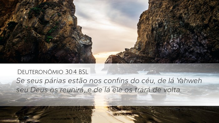Deuteronômio 30:4 BSL Bible Verse Image