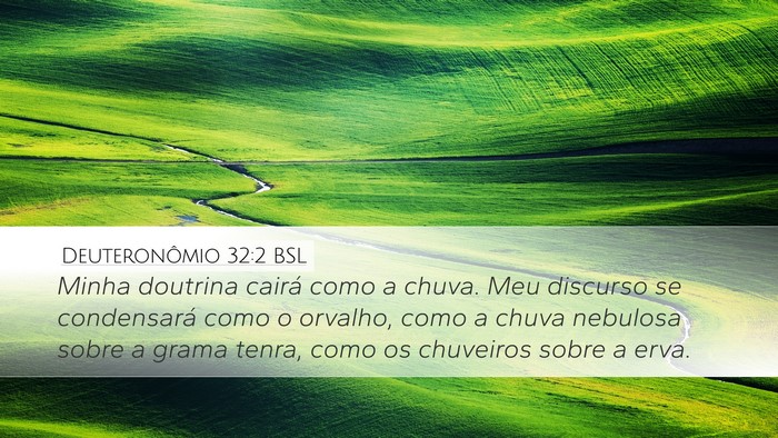 Deuteronômio 32:2 BSL Bible Verse Image