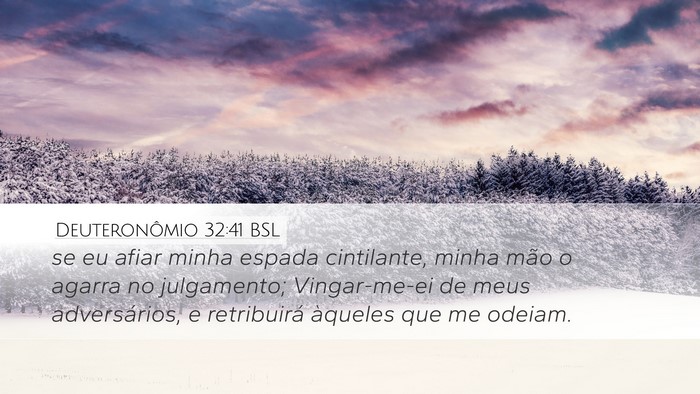Deuteronômio 32:41 BSL Bible Verse Image