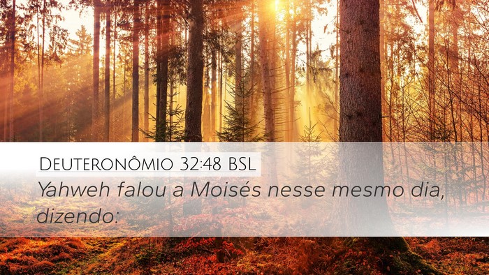 Deuteronômio 32:48 BSL Bible Verse Image