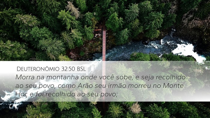Deuteronômio 32:50 BSL Bible Verse Image
