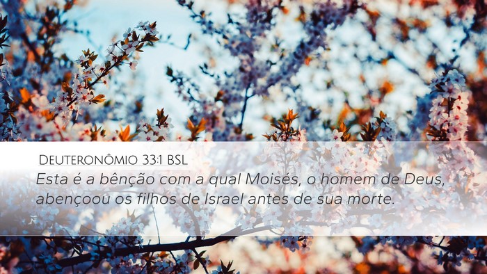 Deuteronômio 33:1 BSL Bible Verse Image