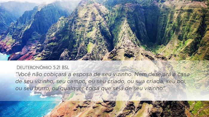 Deuteronômio 5:21 BSL Bible Verse Image