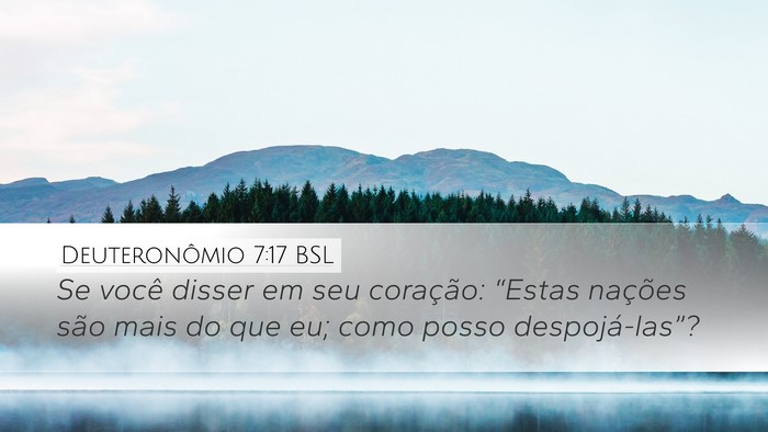 Deuteronômio 7:17 BSL Bible Verse Image