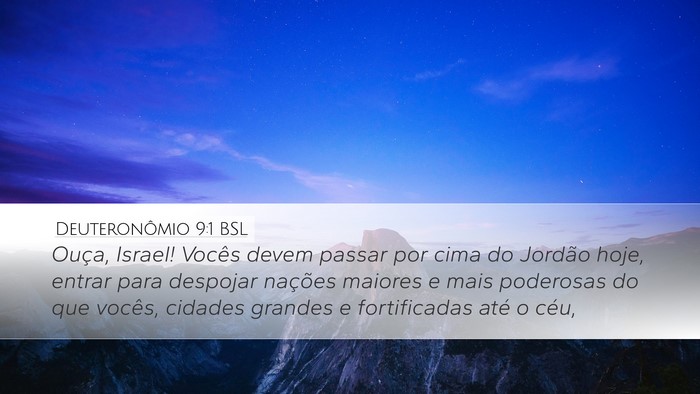 Deuteronômio 9:1 BSL Bible Verse Image