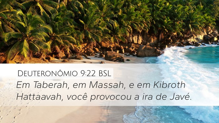 Deuteronômio 9:22 BSL Bible Verse Image
