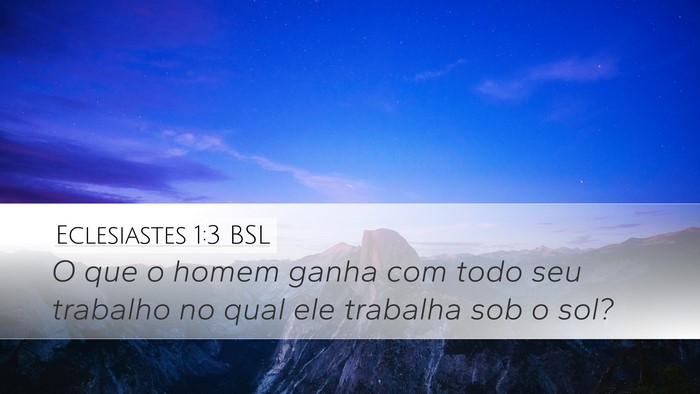 Eclesiastes 1:3 BSL Bible Verse Image