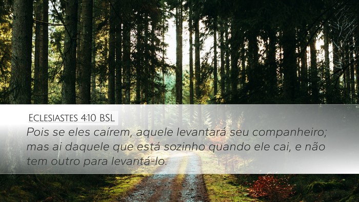 Eclesiastes 4:10 BSL Bible Verse Image