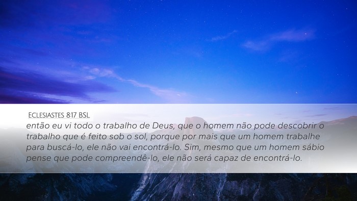 Eclesiastes 8:17 BSL Bible Verse Image