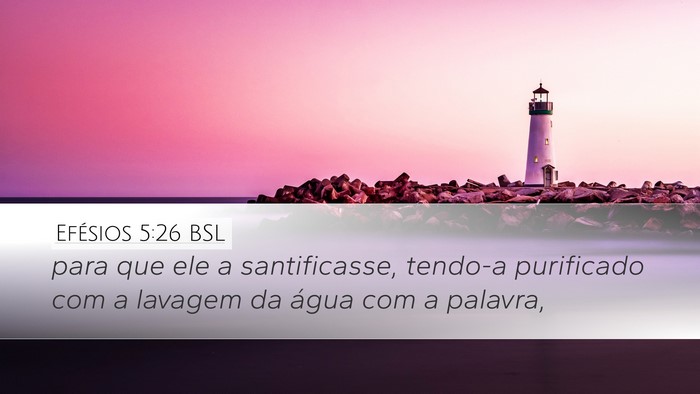 Efésios 5:26 BSL Bible Verse Image