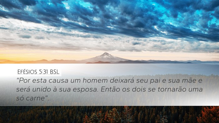 Efésios 5:31 BSL Bible Verse Image
