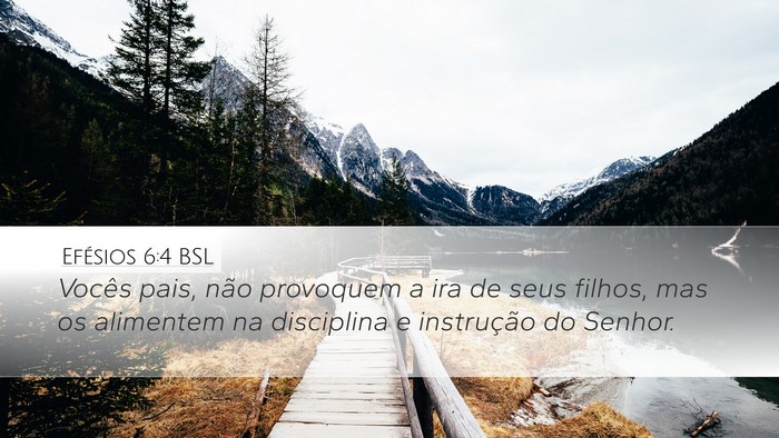 Efésios 6:4 BSL Bible Verse Image