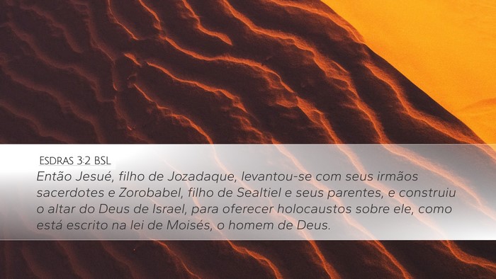 Esdras 3:2 BSL Bible Verse Image