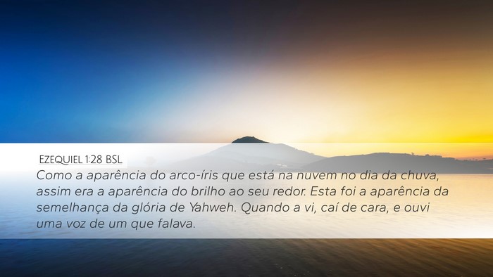 Ezequiel 1:28 BSL Bible Verse Image