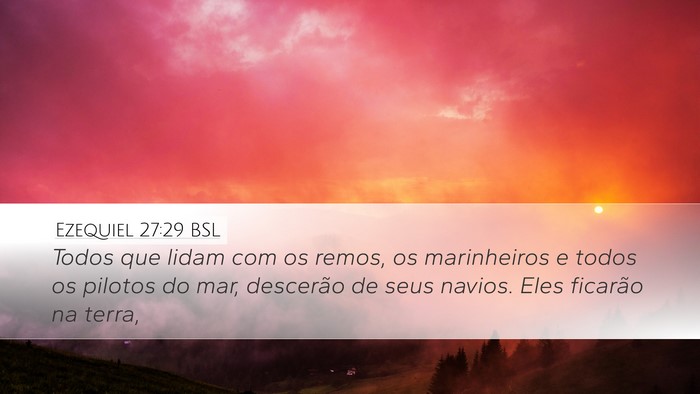 Ezequiel 27:29 BSL Bible Verse Image