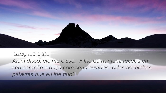 Ezequiel 3:10 BSL Bible Verse Image