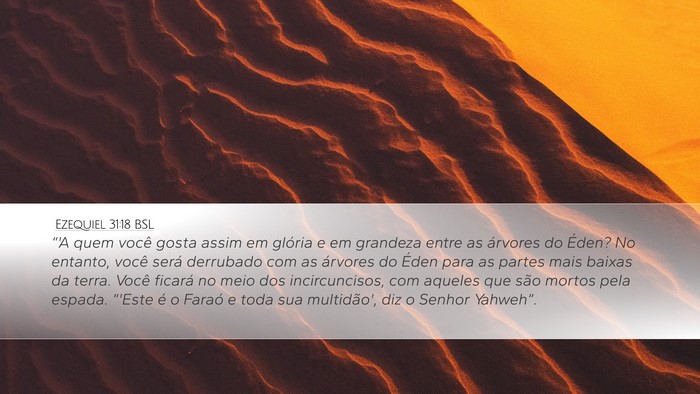Ezequiel 31:18 BSL Bible Verse Image
