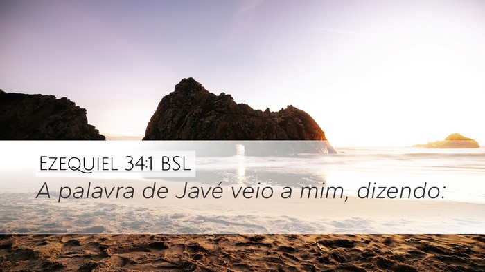 Ezequiel 34:1 BSL Bible Verse Image