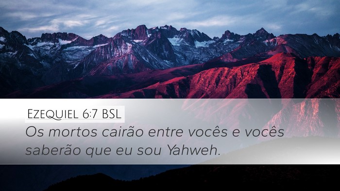 Ezequiel 6:7 BSL Bible Verse Image