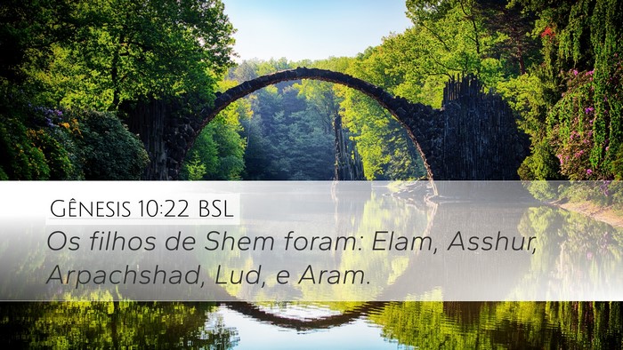 Gênesis 10:22 BSL Bible Verse Image