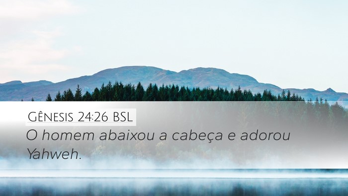 Gênesis 24:26 BSL Bible Verse Image