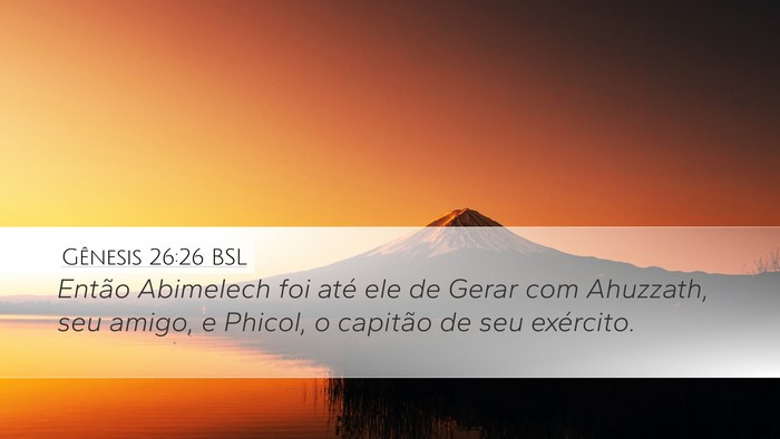 Gênesis 26:26 BSL Bible Verse Image