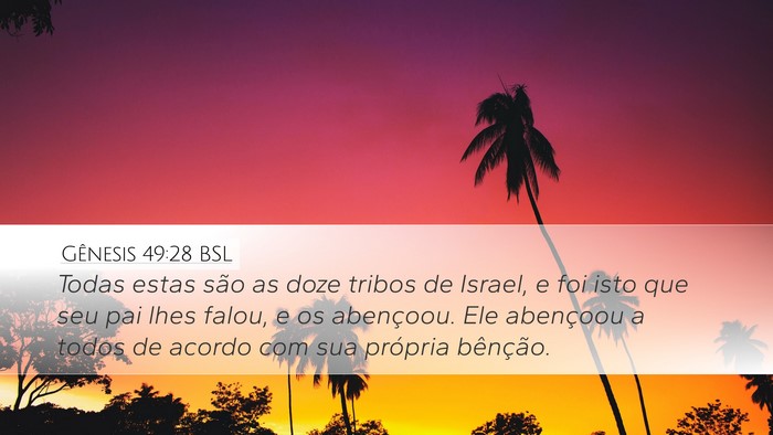 Gênesis 49:28 BSL Bible Verse Image