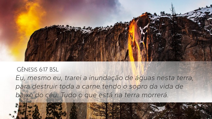 Gênesis 6:17 BSL Bible Verse Image