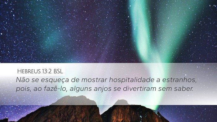 Hebreus 13:2 BSL Bible Verse Image