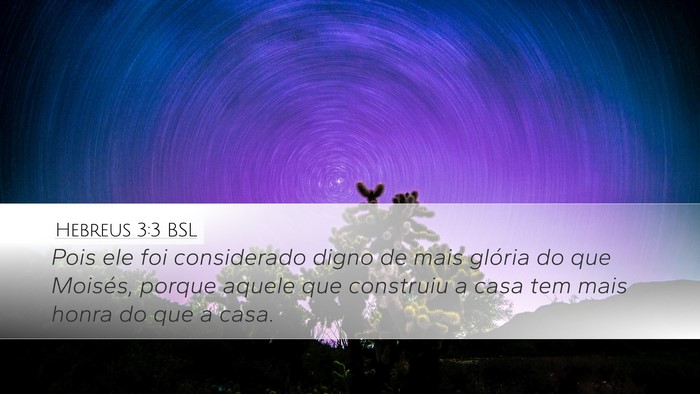 Hebreus 3:3 BSL Bible Verse Image