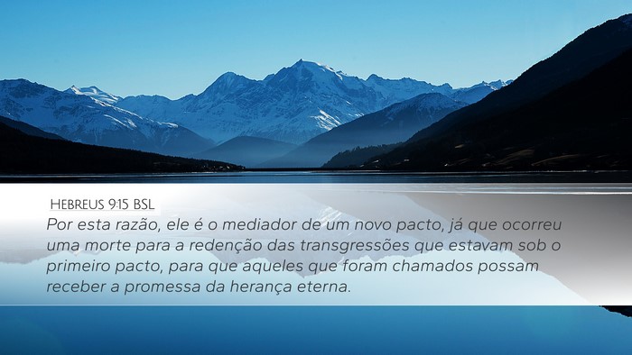 Hebreus 9:15 BSL Bible Verse Image