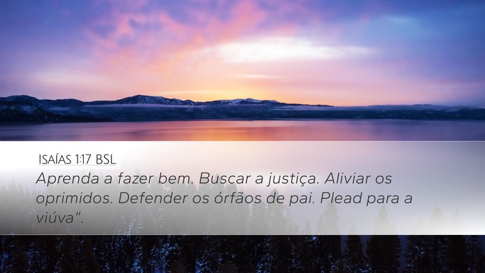 Isaías 1:17 BSL Bible Verse Image