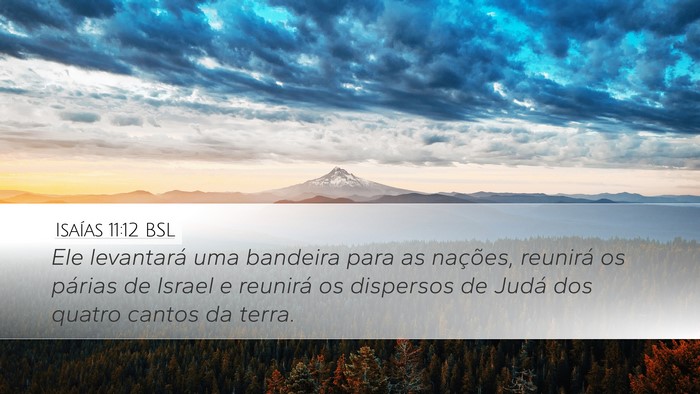 Isaías 11:12 BSL Bible Verse Image