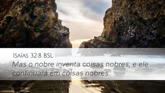 Isaías 32:8 BSL Bible Verse Image