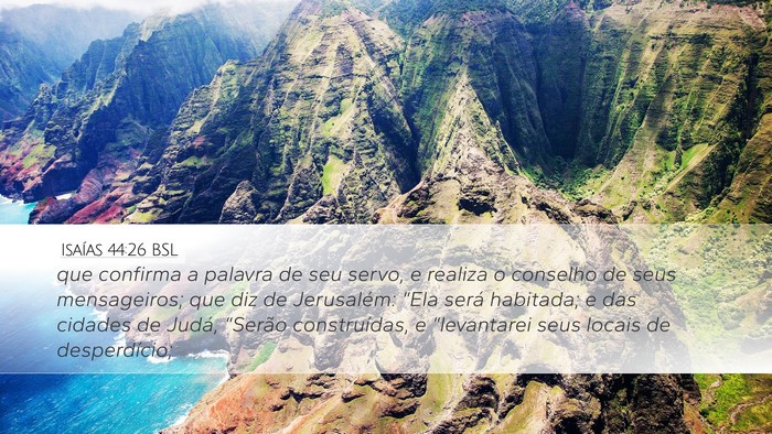 Isaías 44:26 BSL Bible Verse Image