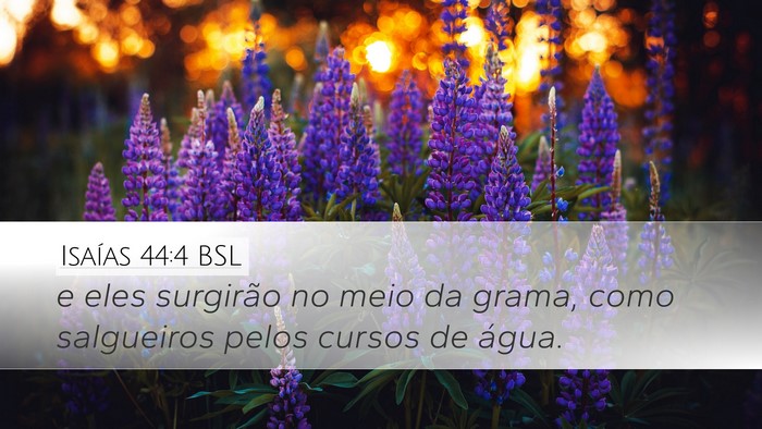 Isaías 44:4 BSL Bible Verse Image