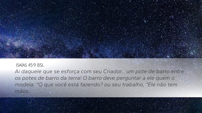 Isaías 45:9 BSL Bible Verse Image