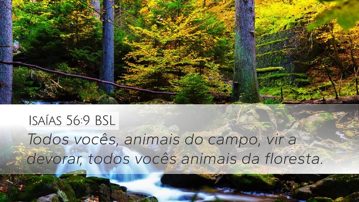 Isaías 56:9 BSL Bible Verse Image