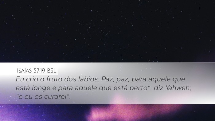 Isaías 57:19 BSL Bible Verse Image