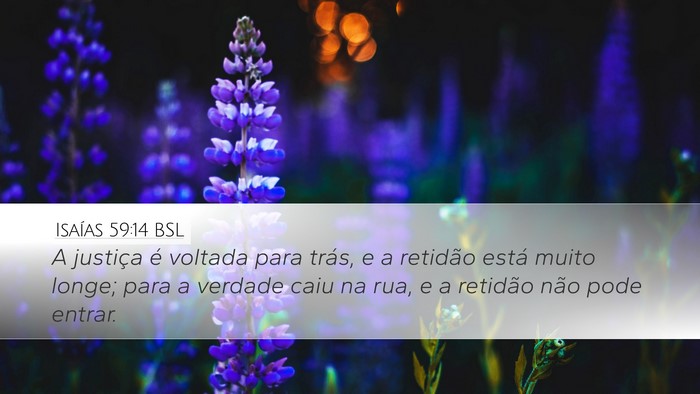 Isaías 59:14 BSL Bible Verse Image